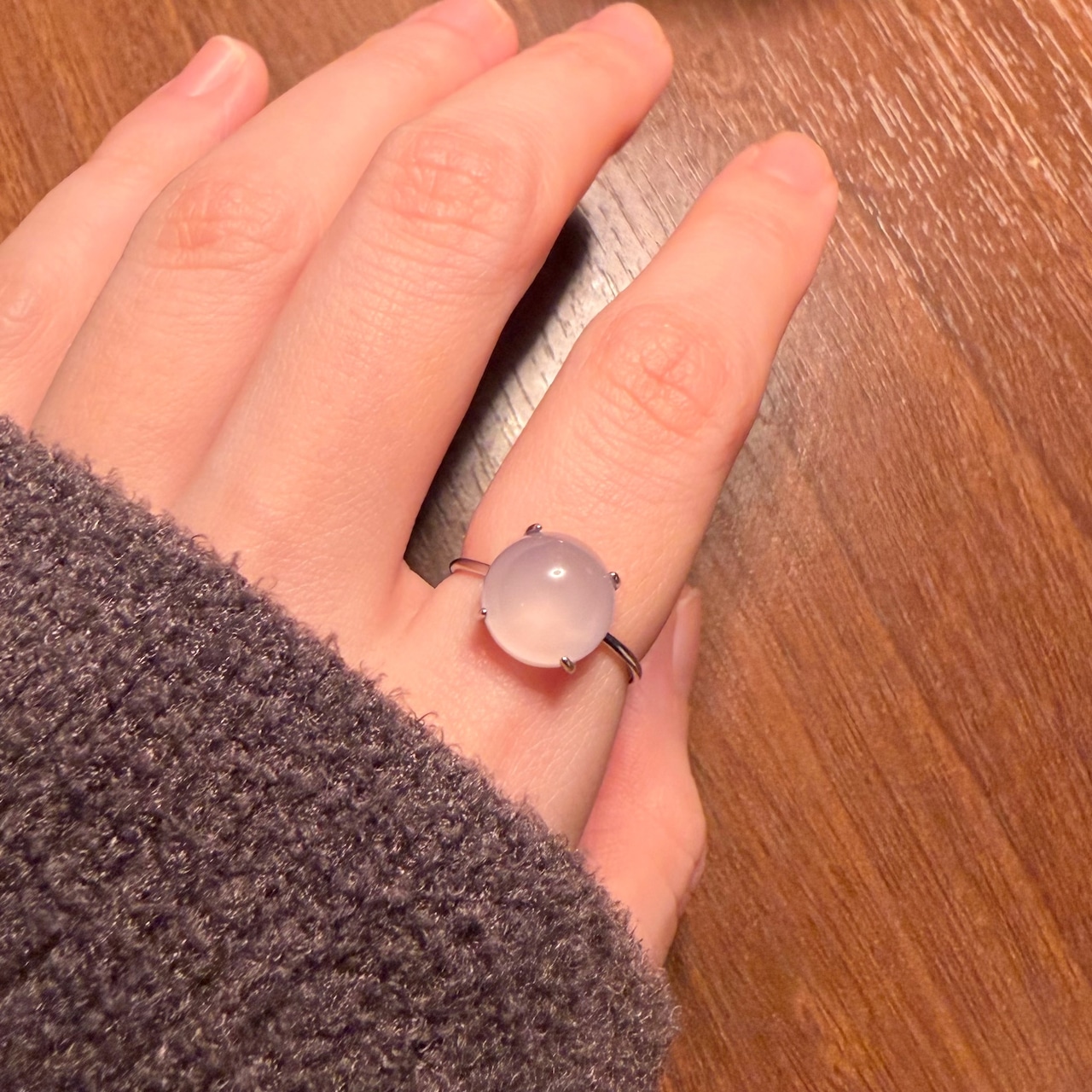 【1点もの】浮かぶ月|silver925 リング