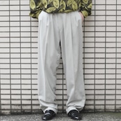COMMANDER 2tuck cotton poly slacks