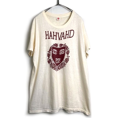 [HAHVAHD] Vintage College T-shirt [1970s-] Vintage College Tee