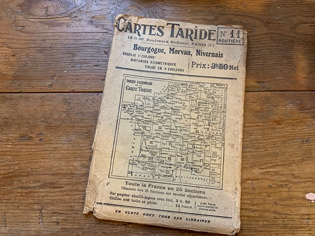 フランスの古い地図【Bourgogne, Morvan, Nivernais】