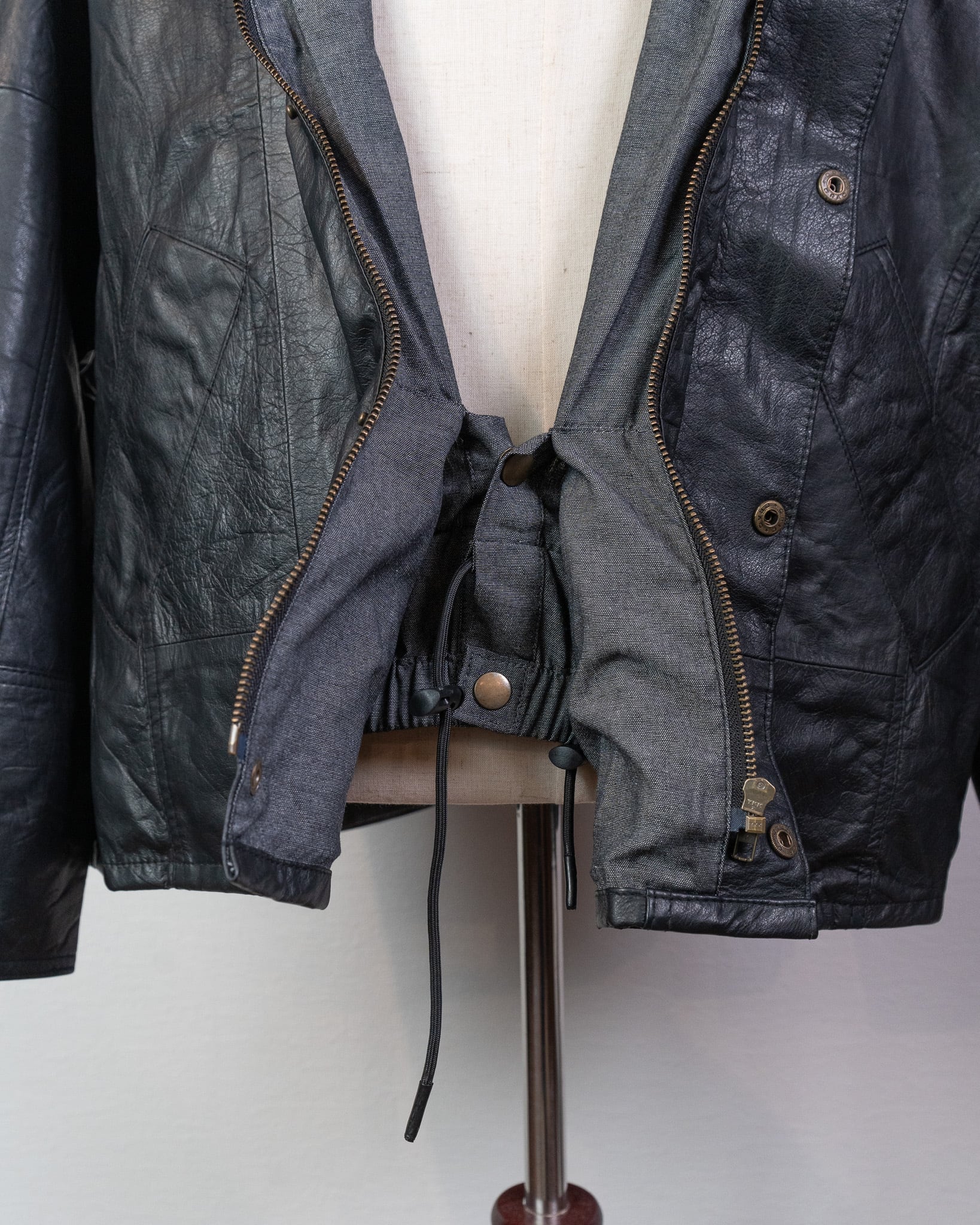 yoused】LEATHER DRIVER'S JACKET ユーズド リメイク レザー