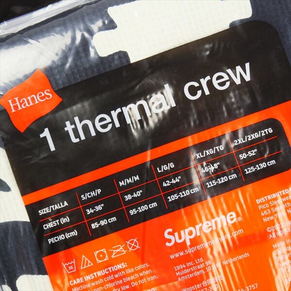 25FW Supreme Hanes Bones Thermal Sサイズ 【公式通販】