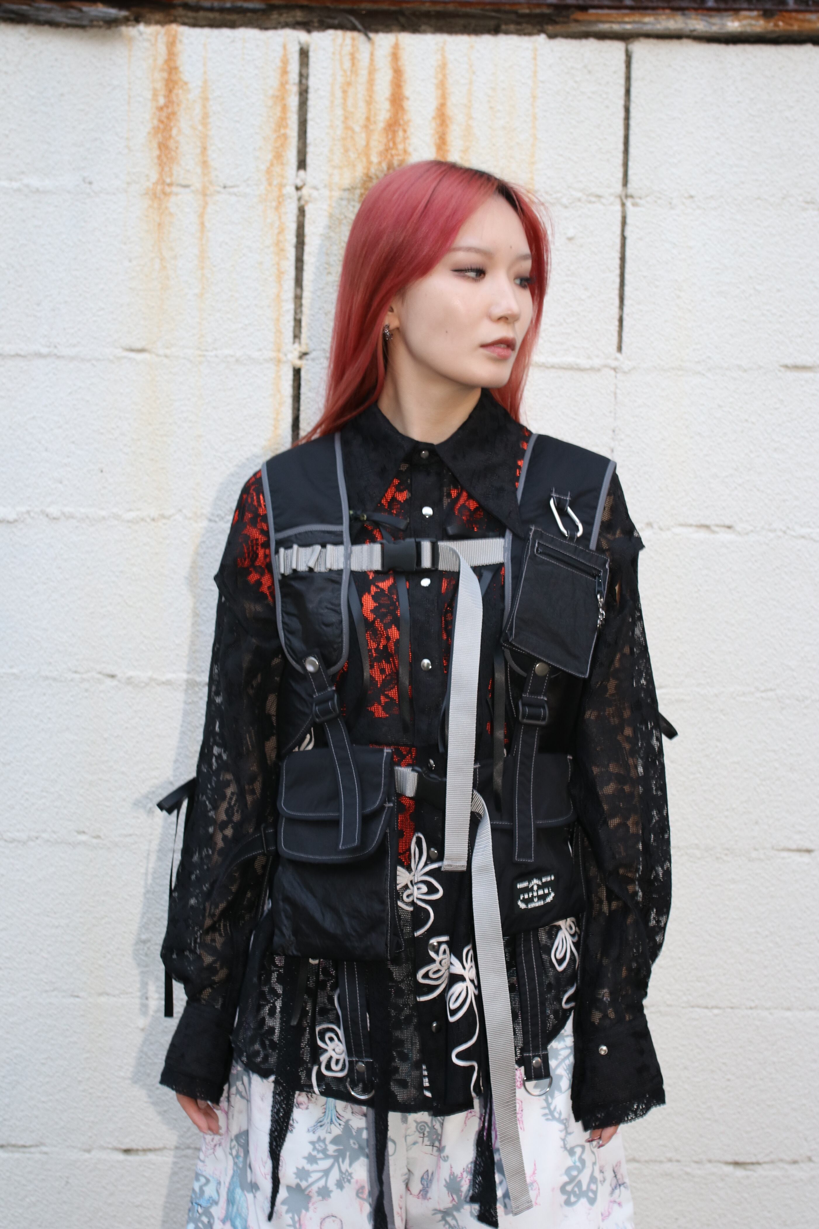 25SS】rurumu: utility pocket vest (BLACK) rrm25SS-VT01 | IAAAM