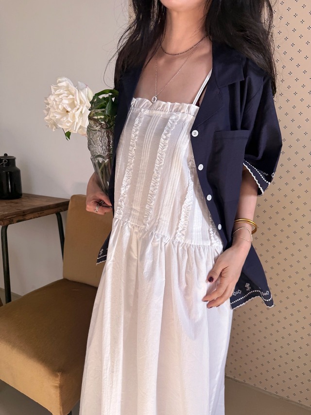 《予約》ojo de papa ¨ adult) image shirt ... navy ¨ 2nd 26summer