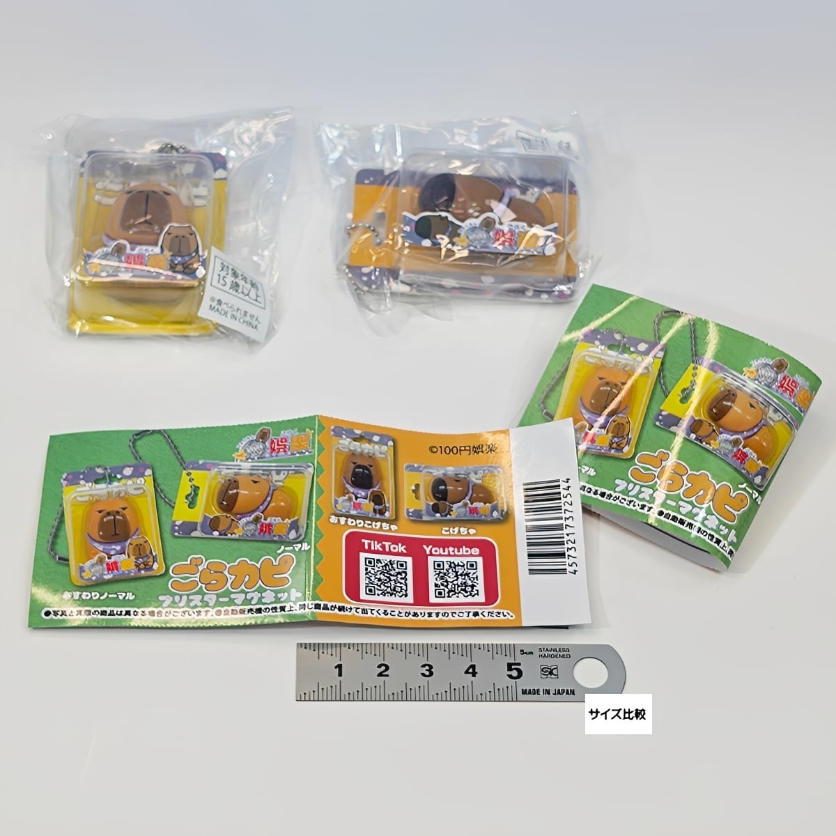 100円娯楽 ごらカピ ブリスターマグネット レインボー 【人気の2種