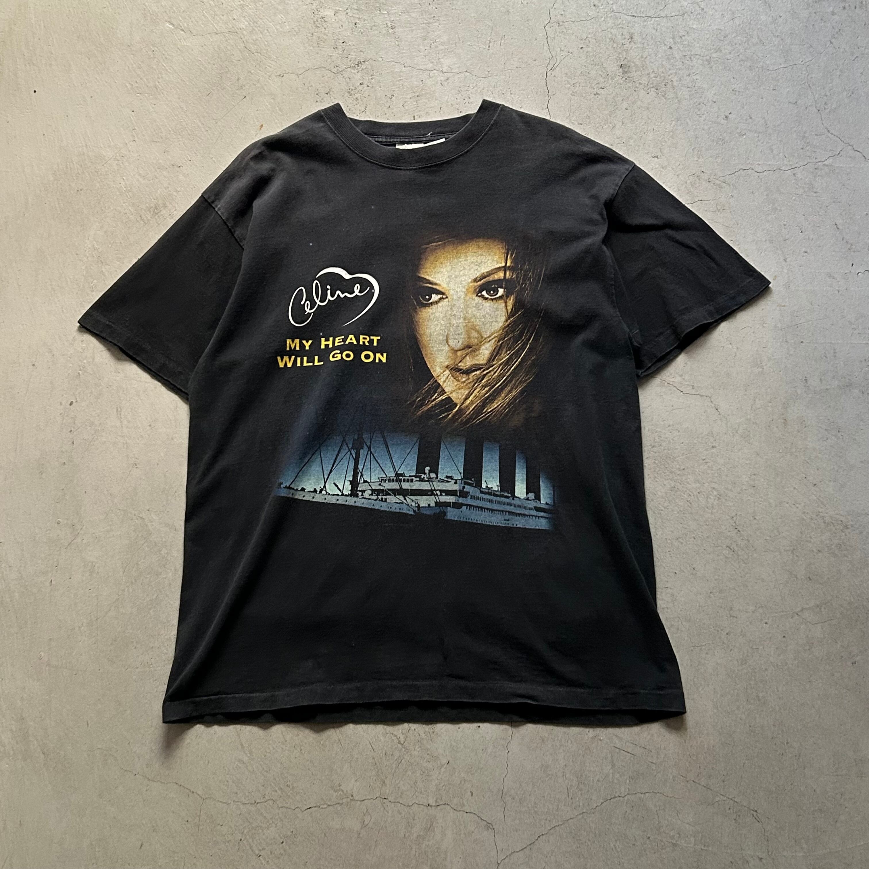 1998s Celine Dion “MY HEART WILL GO ON” T-shirt【高円寺店】