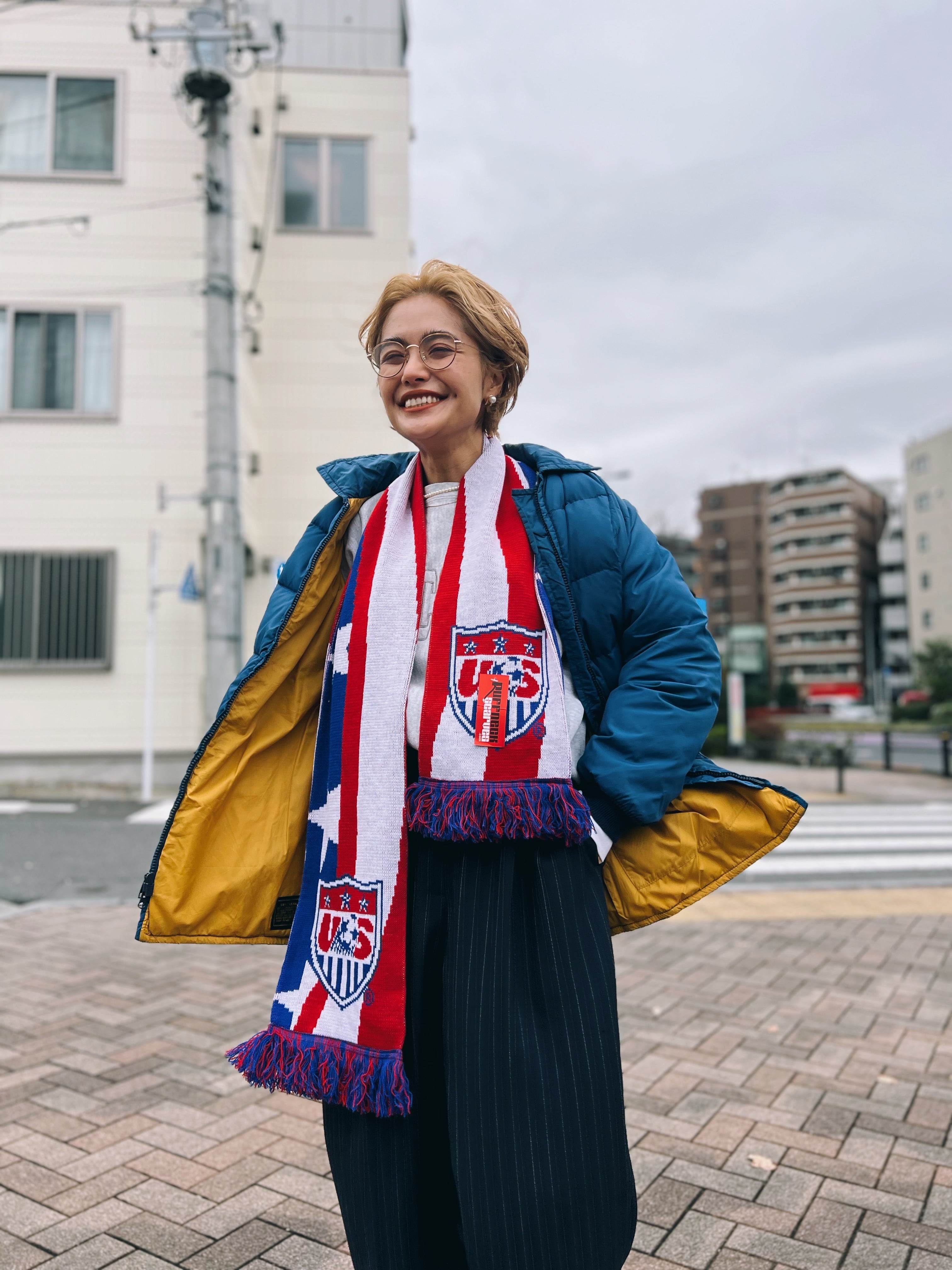 (AC308)USA FB NT scarf