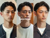 【メンズ】アップバング