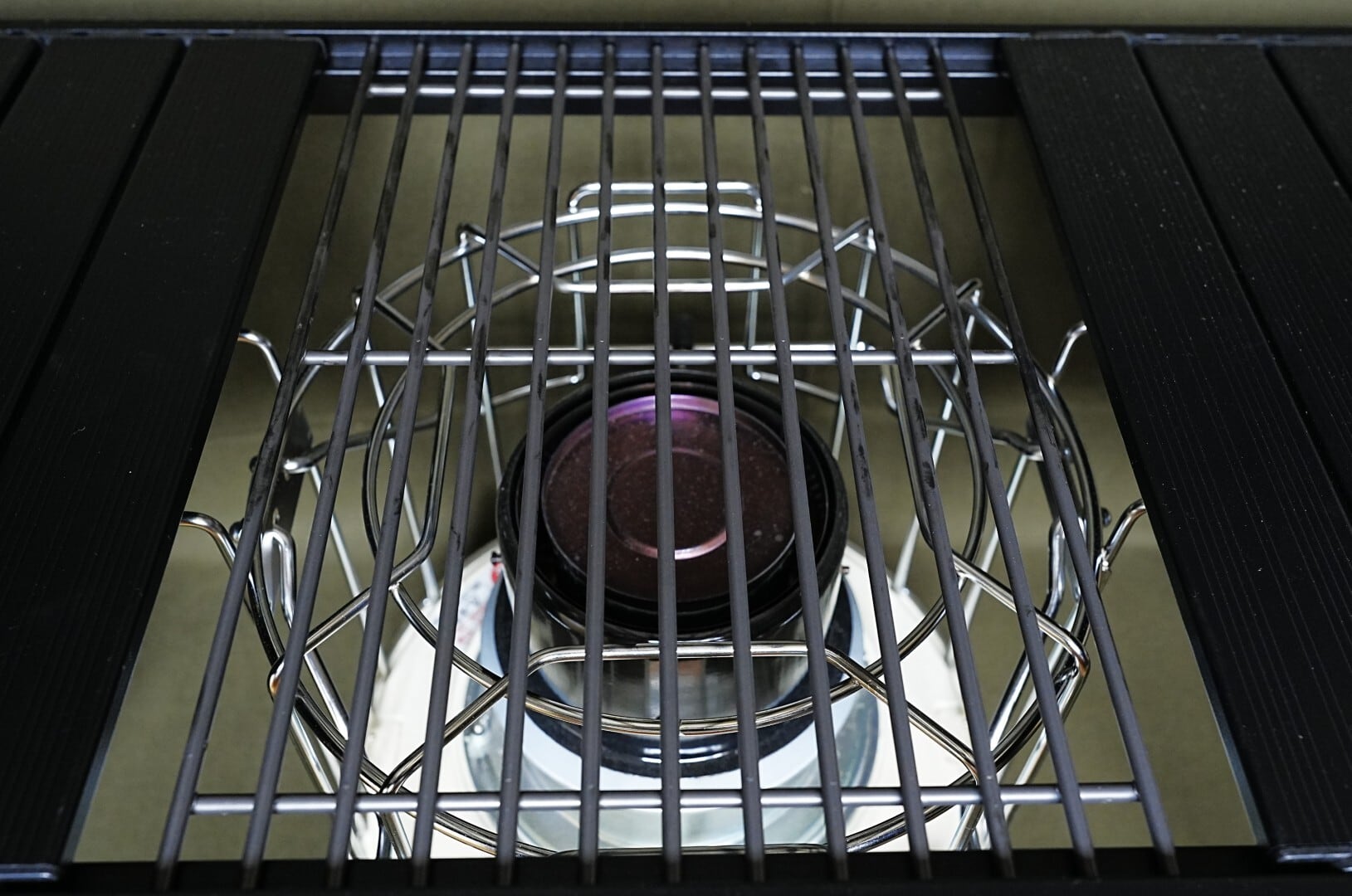 IGTテーブル対応五徳兼天板 ”IGT-1GT” （ステンレス窒化黒染Ver