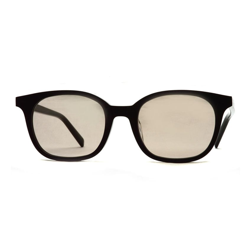 A.D.S.R. / MONK モンク 01 (b) / Shiny Black- Light Brown lenses