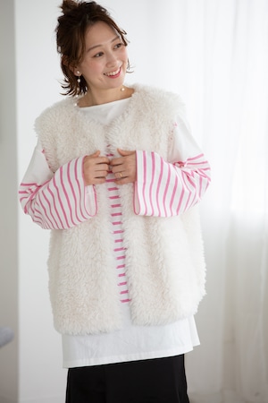 poodle fur vest