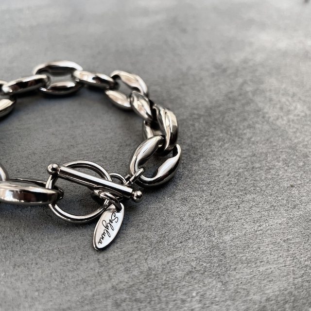 304 stainless beans-shape bracelet