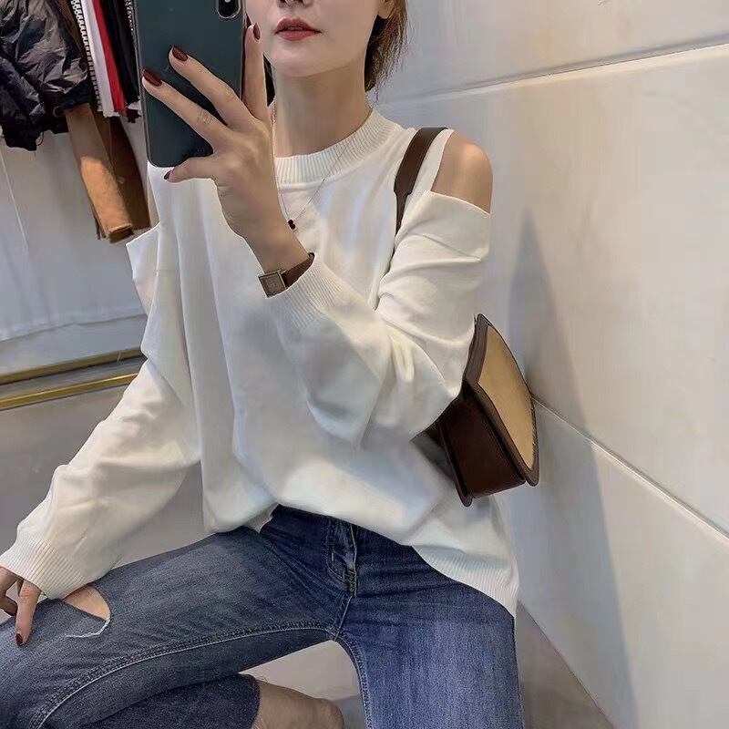 オープンショルダーニット