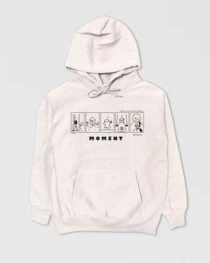 Moment Hoodie Pink Beige