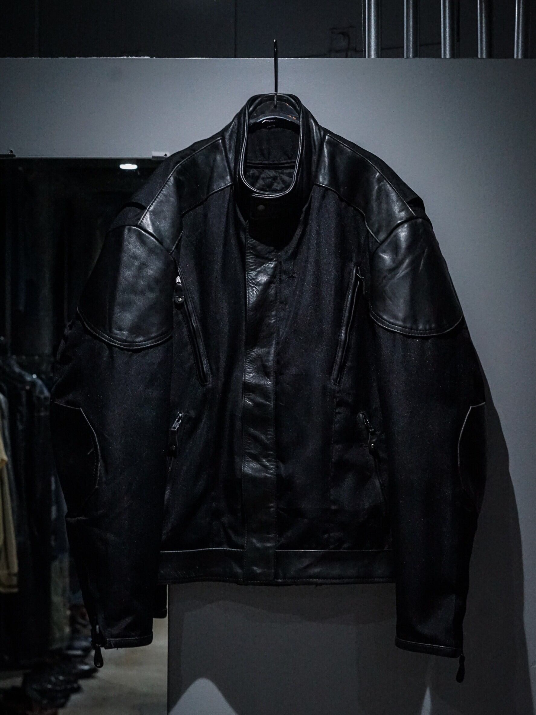 disel leather switching jacket archive DIESEL(ディーゼル) 90's