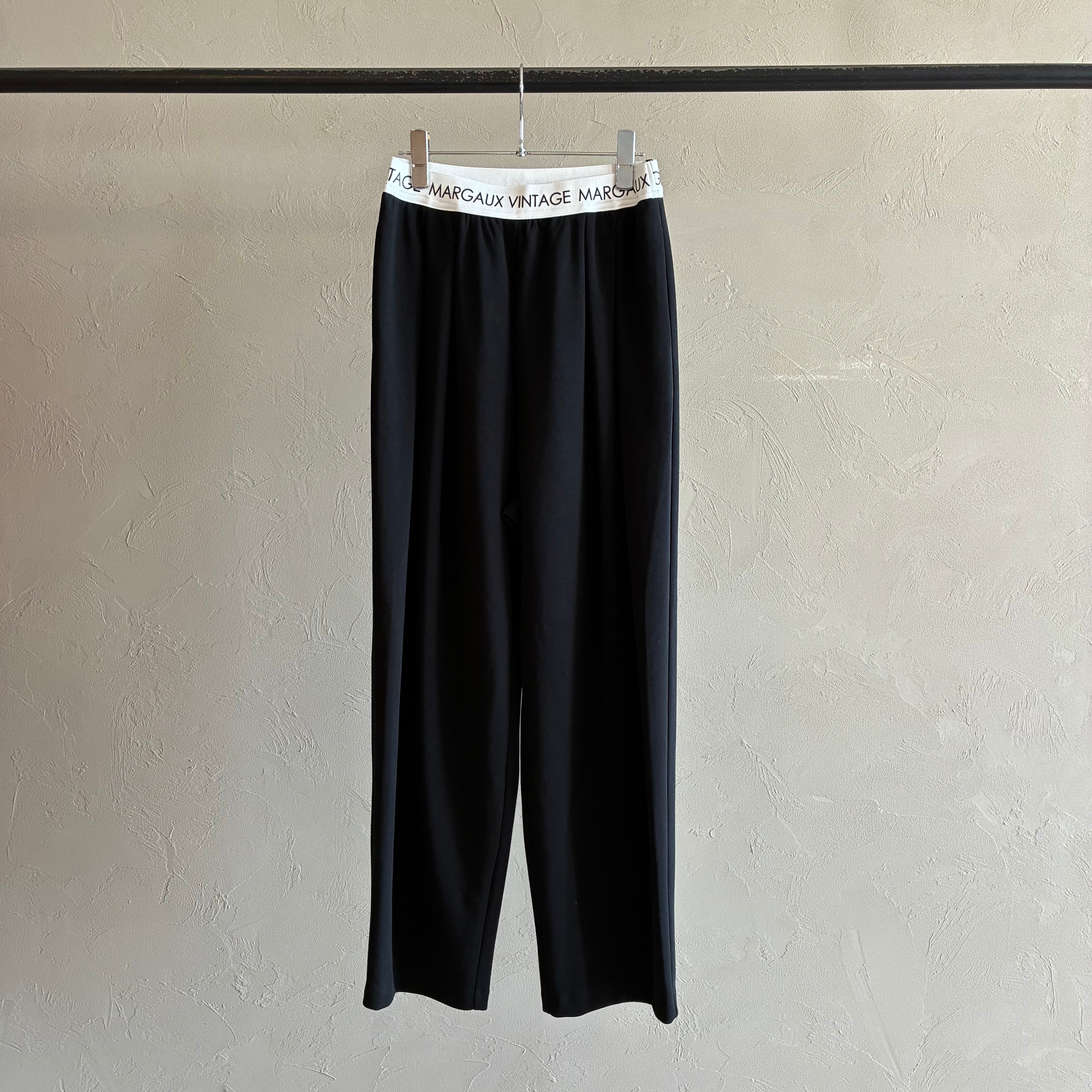 MARGAUX VINTAGE 】ロゴウエストゴムタックパンツ | valance 福井
