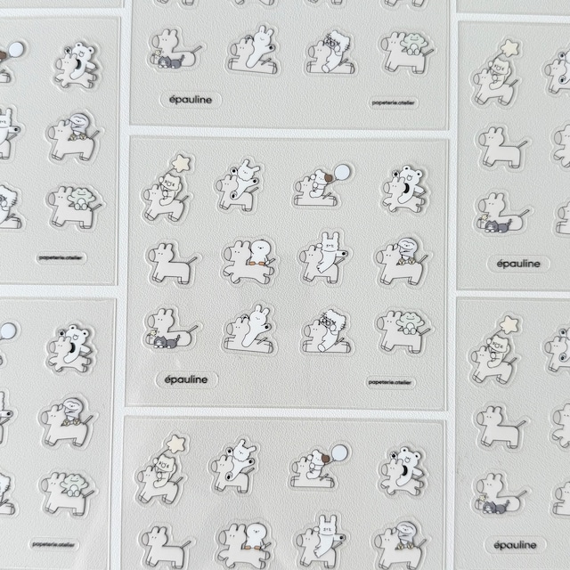 ★新作予約 papeterie.atelier 〔epauline sticker〕