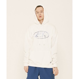 [Ellioti] Metallic Logo Hoodie (White)正規品 韓国ブランド 韓国代行 韓国ファッション 韓国通販 パーカー