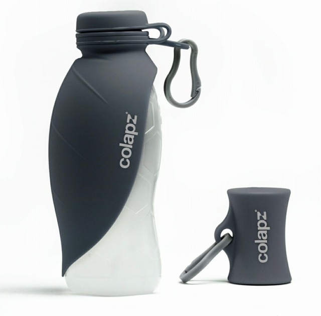 Portable Dog Water Bottle & Poop Bag Holder
