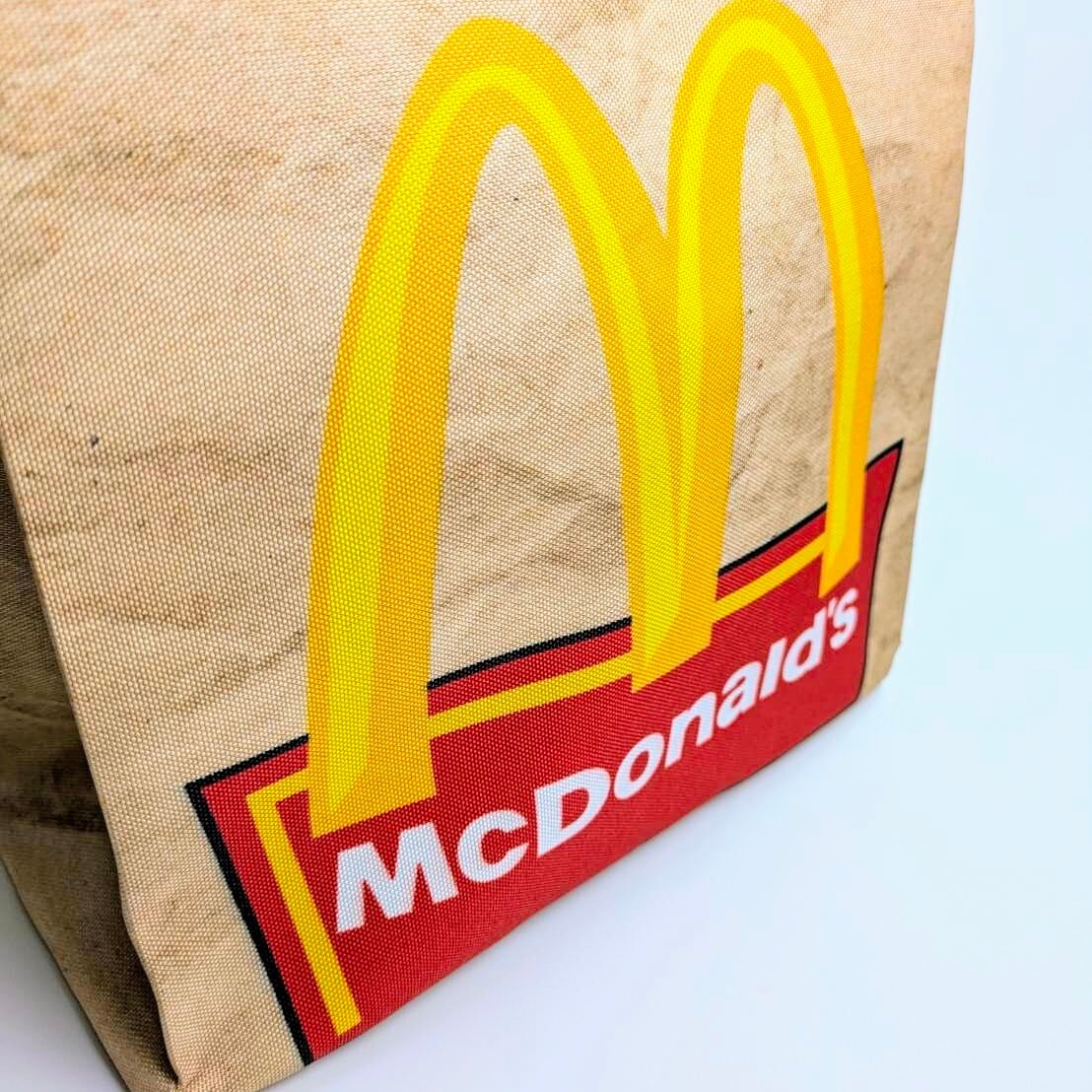 ♧【マクドナルド （McDonald） ロゴⅡ 】 Backpack（バックパック） / リュック / 紙袋風 〚アメリカン雑貨 アメトイ〛