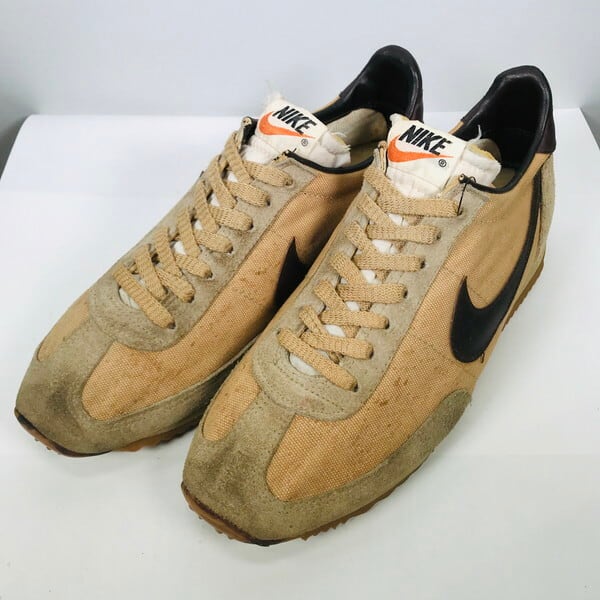 70 S 80 S Nike ナイキ Oceania Canvas オセアニア キャンバス オリジナル スニーカー ベージュ ブラウン Us8 5 マラソンシューズ Korea製 希少 ヴィンテージ Agito Vintage