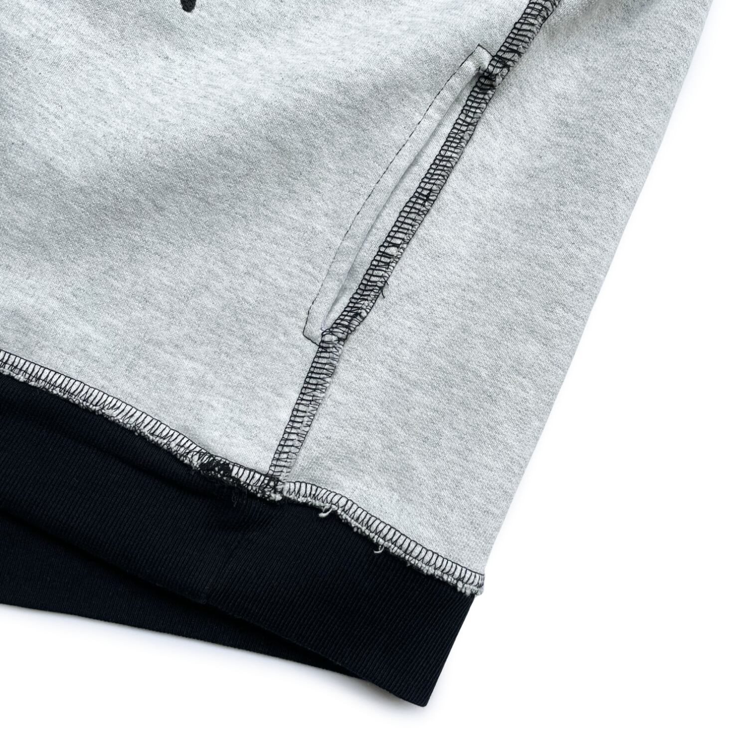 ASKYURSELF / CONTRAST TATTOO HOODIE | HOLICK