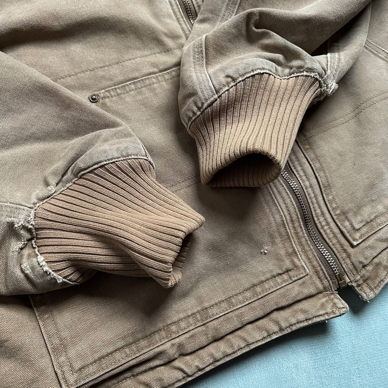 Carhartt カーハート ダック地 ワークジャケット ブラウン 2XL 古着