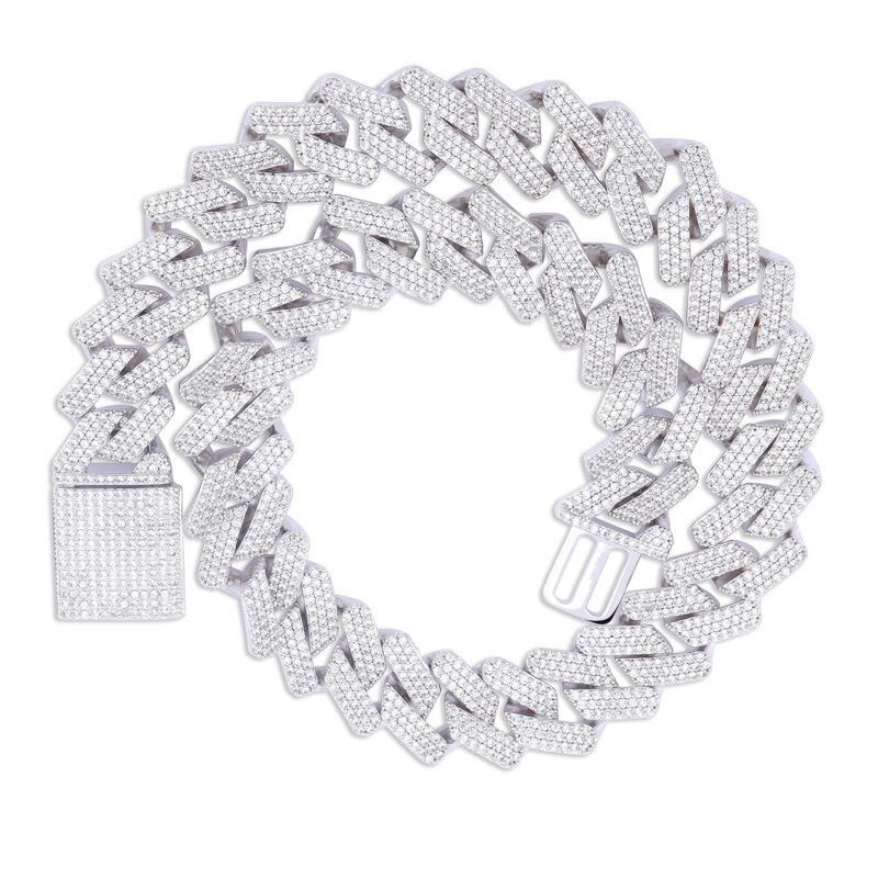 最安値!s925 Iced Out Prong Chain Bracelet アクセサリー 最安値!s925 Iced Out Prong Chain Bracelet アクセサリー