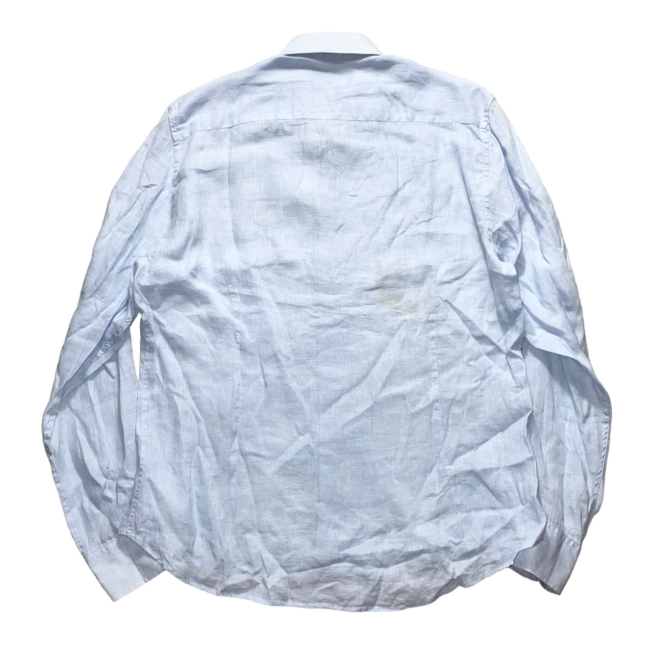 vintage GIAN ALBERTO CAPORALE print design linen shirt