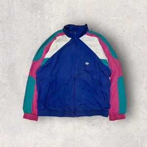"80's adidas" track nylon jacket