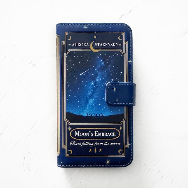 星空香水瓶 オーロラ ラベル柄 スマホケース 手帳型スマホケース iPhoneケース Android対応 全機種対応