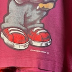 90s USA製 TOP DAWG グラフィックTee スケーター