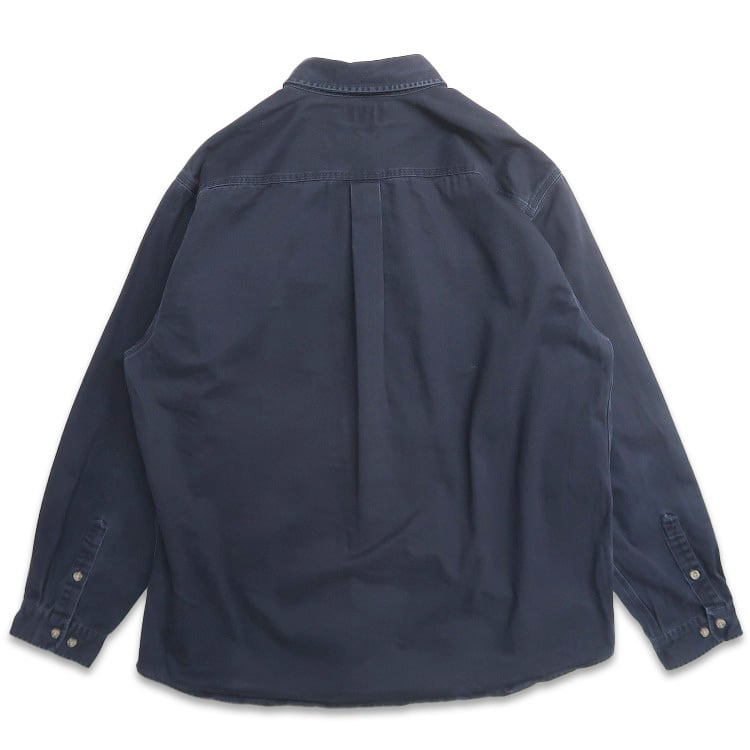 carhartt 長袖BIGシャツ 表記 XL TALL 3XL相当 ネイビー