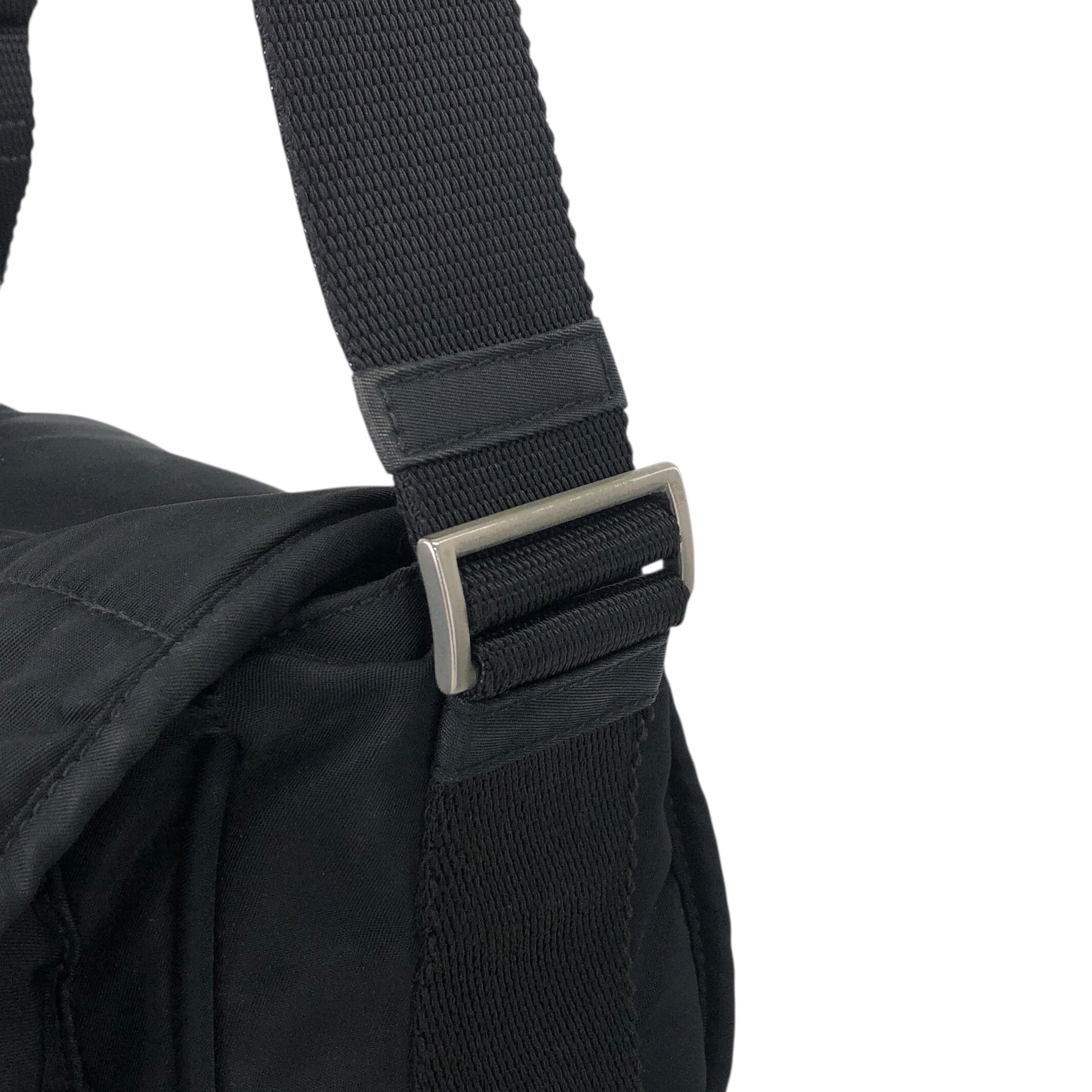 PRADA プラダ ショルダーバッグ ブラック トライアングルロゴ ナイロン