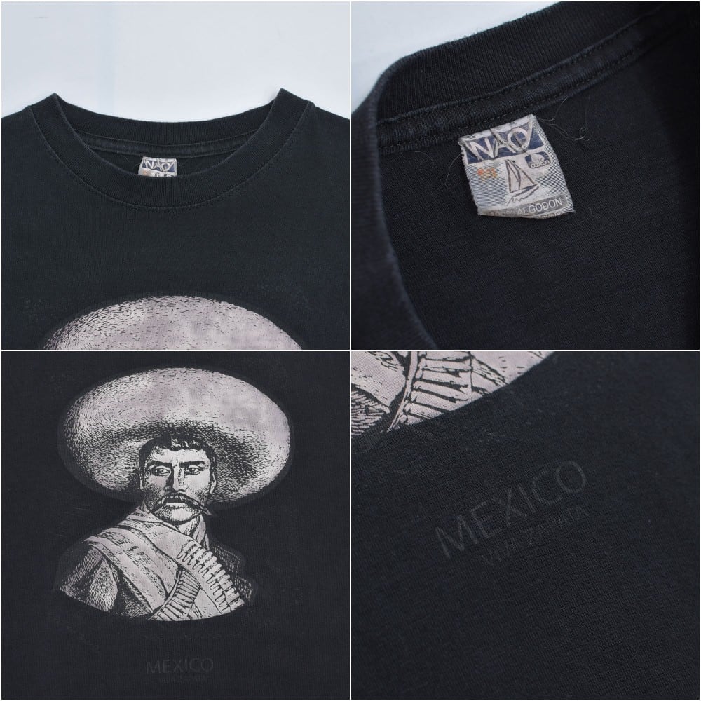 2000年代 サパタ ビリャ メキシコ 革命 Tシャツ XLサイズ 2000年代 サパタ ビリャ メキシコ 革命 Tシャツ XLサイズ - メルカリ