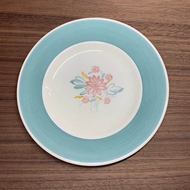 スージークーパー フローラルパターン プレート17.5cm イギリス製 ヴィンテージ susie cooper