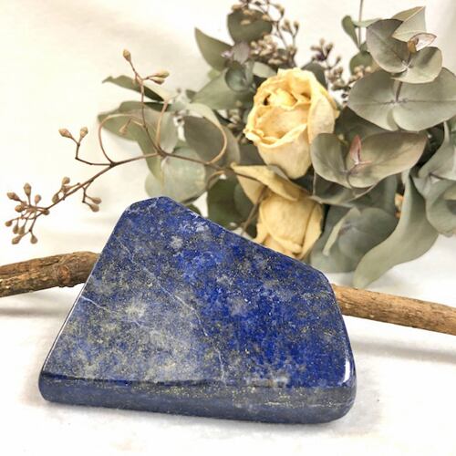 ラピスラズリ 原石 磨き フリーフォーム 天然石 パワーストーン １２月
