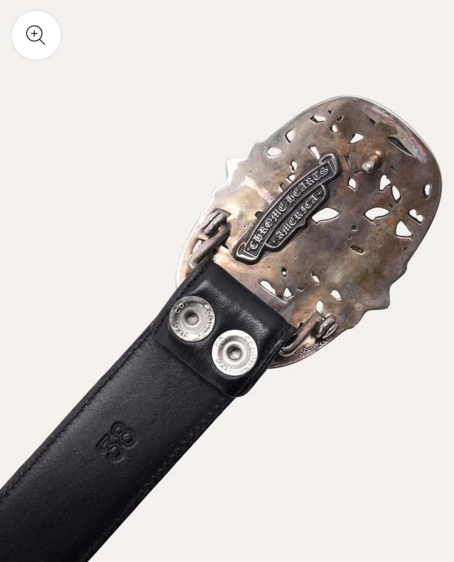 CHROME HEARTS クロムハーツ セメタリークロスベルト Cemetery Cross