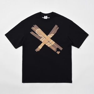 [LKCS] LUCKYCHARMS x OX. Short sleeved t-shirt black 正規品 韓国ブランド 韓国ファッション 韓国代行 lucky charms パーカー ソ・イングク