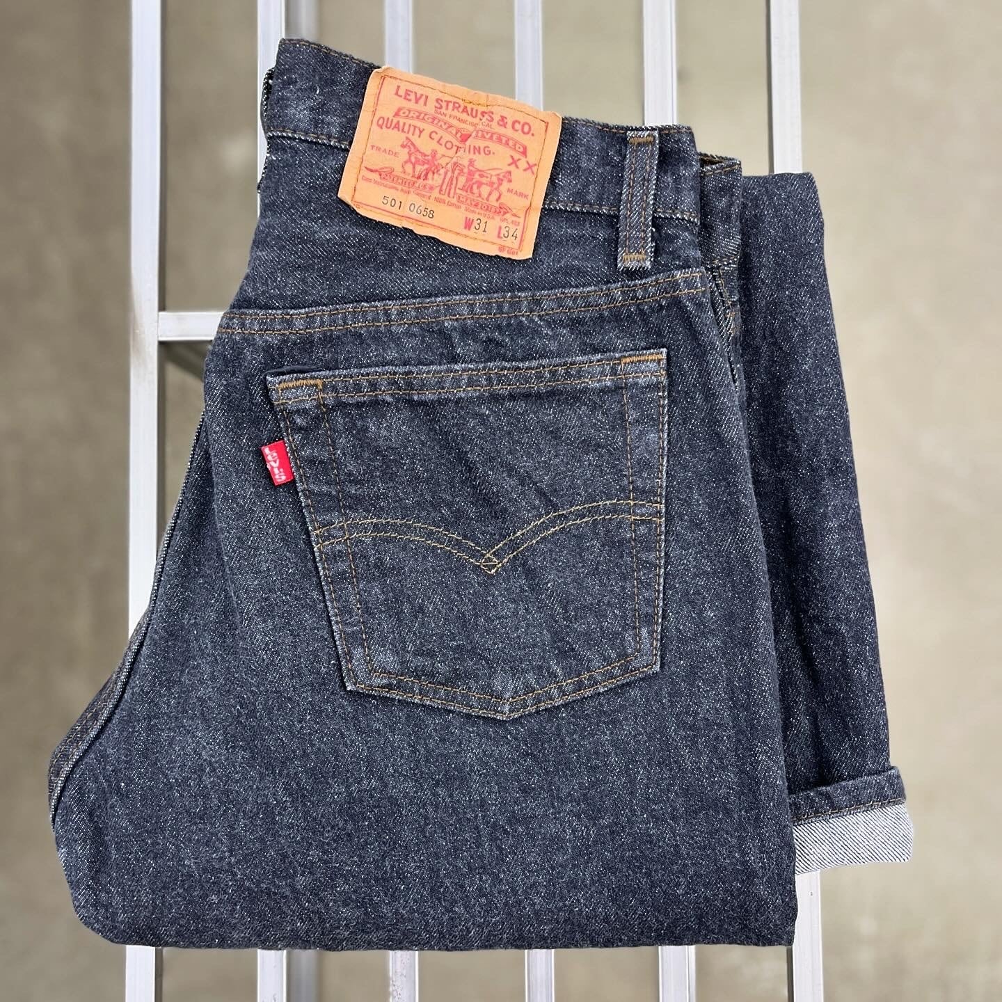 80s Levi's 501 Black Denim Pants 80年代 リーバイス 先染め 80s Levi's 501 Black Denim Pants 80年代 リーバイス 先染め