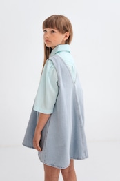 〈 REPOSE AMS 24SS 〉blouse / aqua light