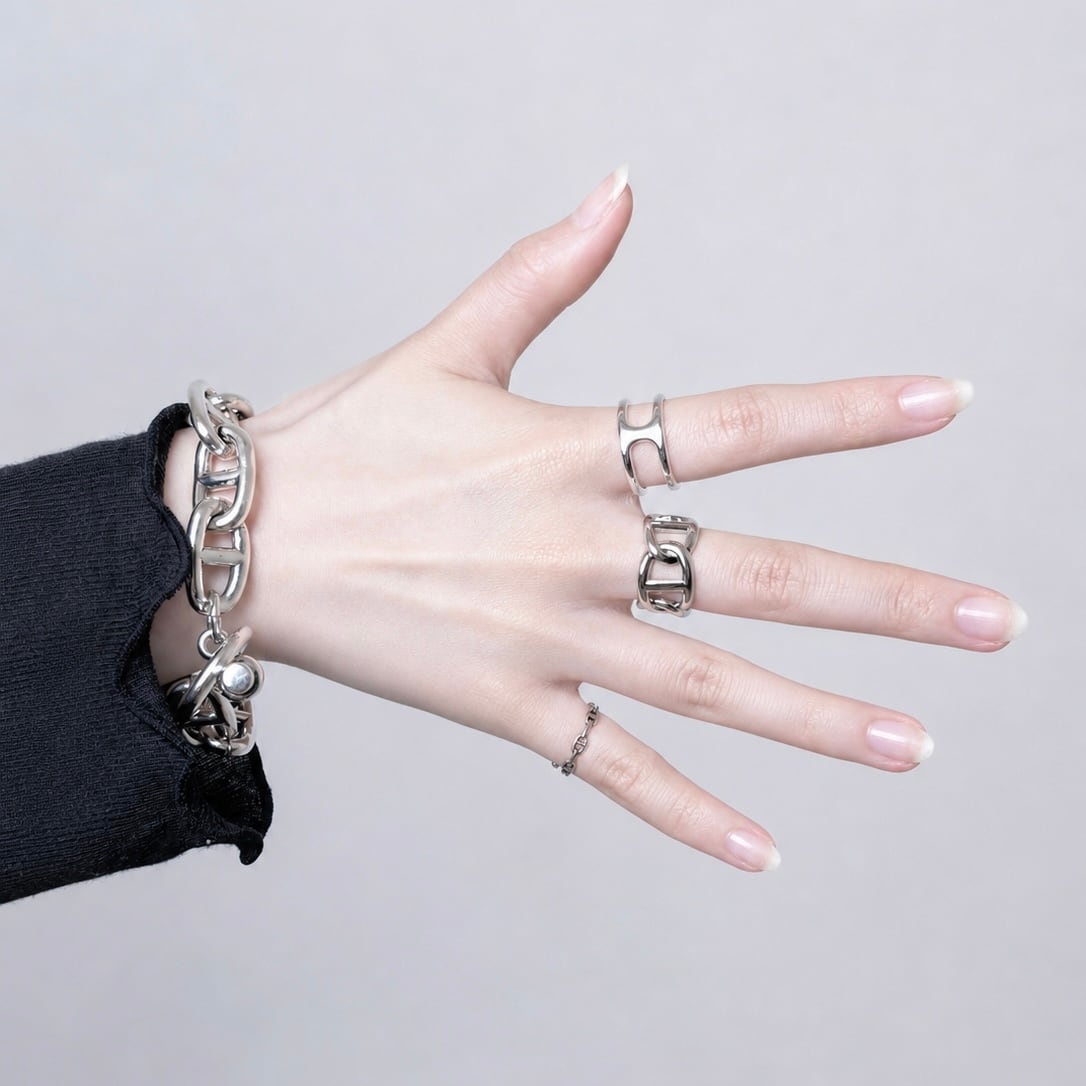 人気No.1】Thick Anchor Chain Bracelet #345 | NOEL