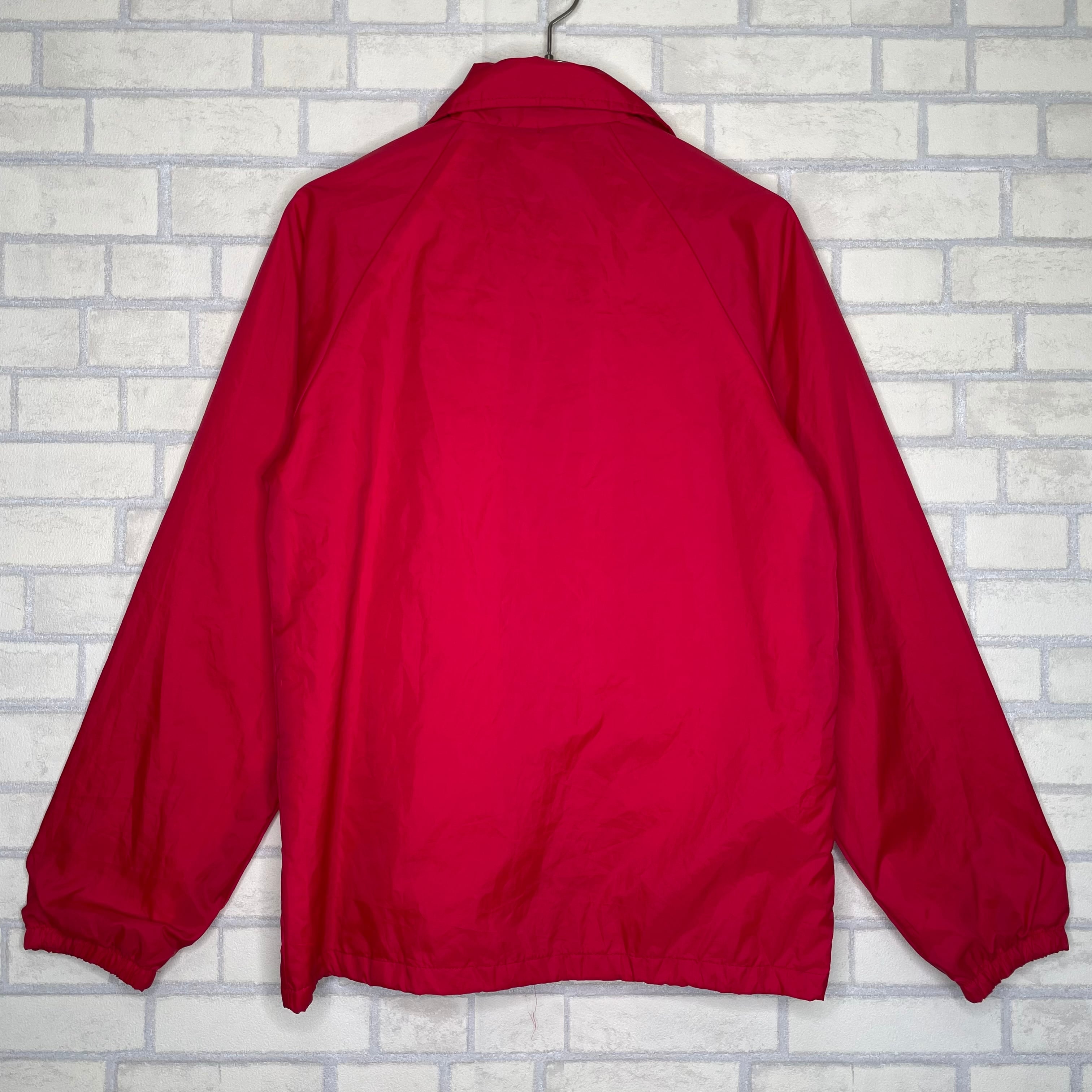 AUBURN SPORTSWEAR コーチジャケット S（M相当） Made in USA レッド 