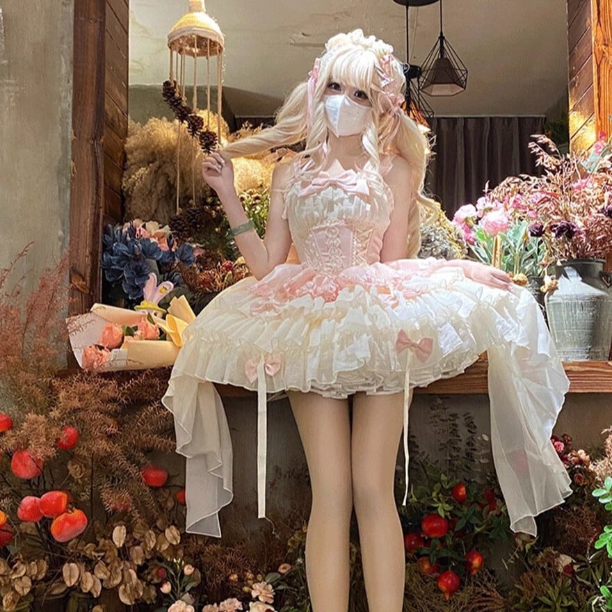 コンカフェ衣装 ライブ ステージ衣装 ドレス ジャンパースカート イベント