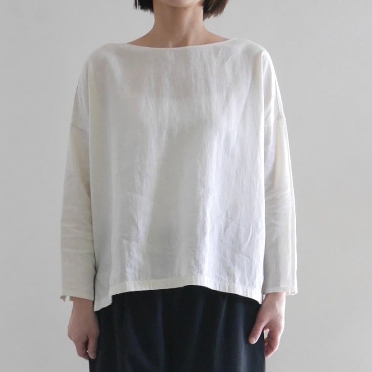 water linen pullover ウォーターリネンプルオーバー evam eva | 日々花［ Hibika online ］ powered  by BASE