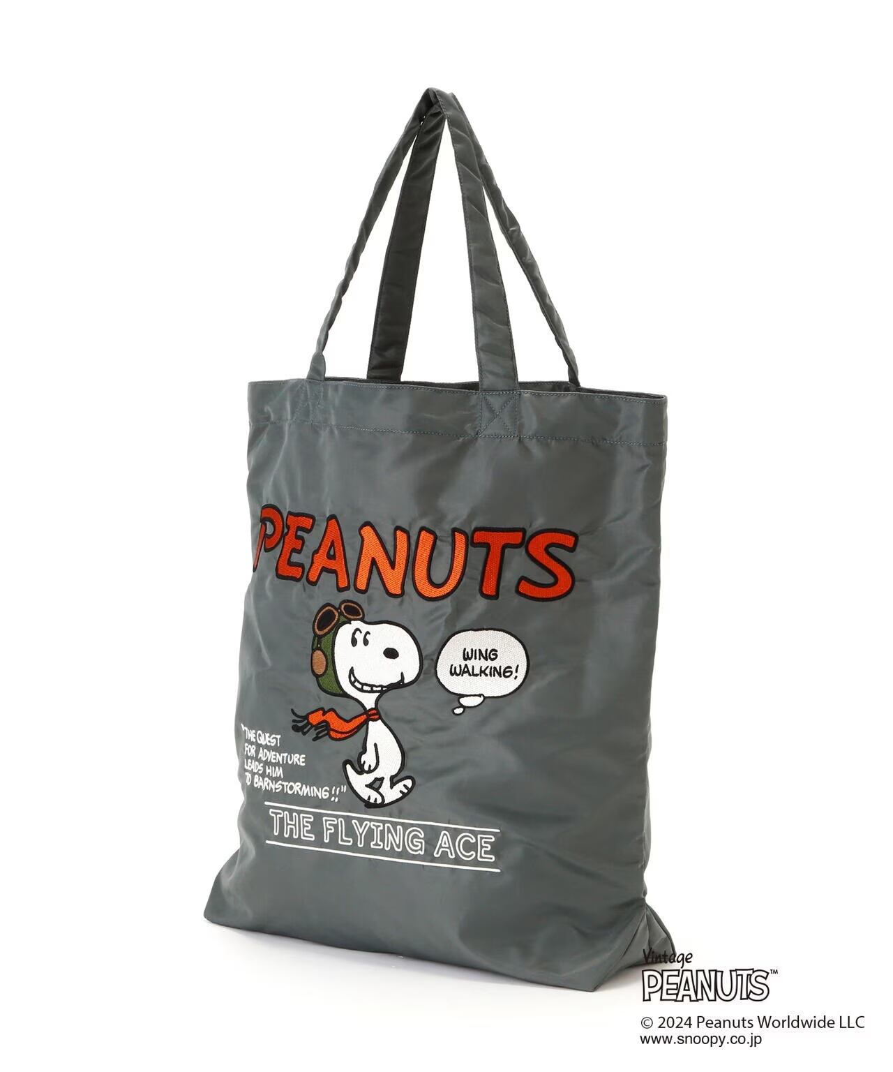 AVIREX × PEANUTS TOTE BAG 