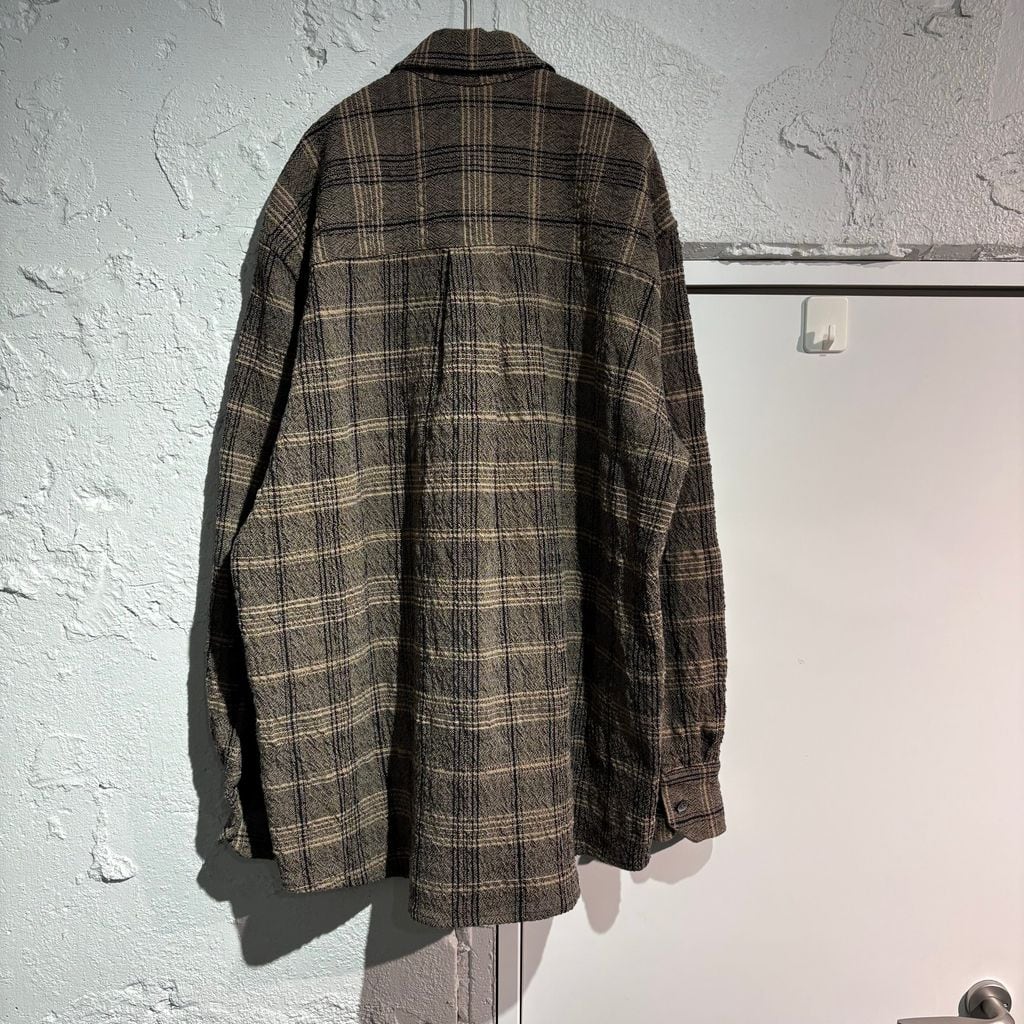 OUR LEGACY アワーレガシー ABOVE SHIRT Ecru/Black Check チェック