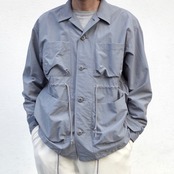 meanswhile  Peach Cloth Shirts Blouson  L.Grey