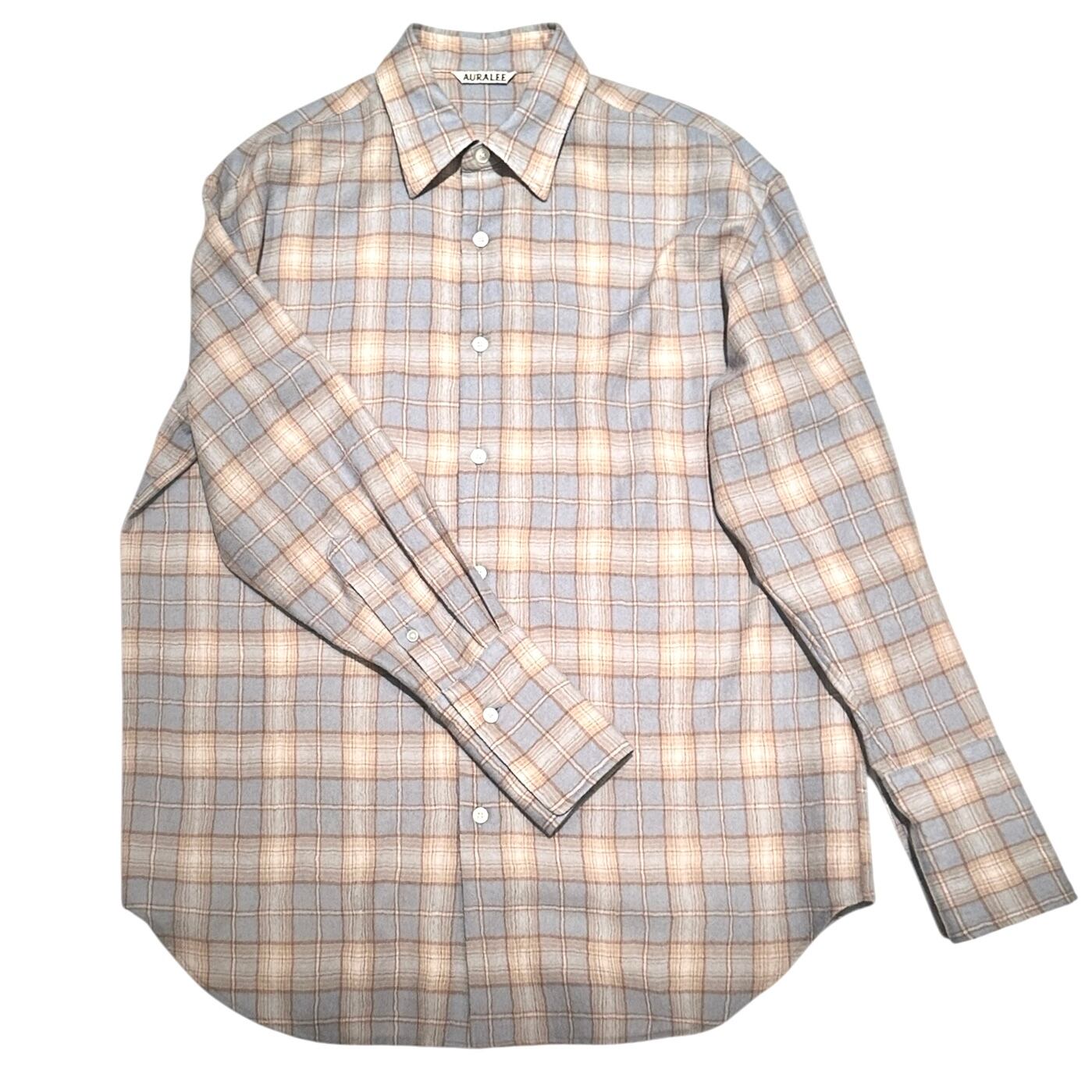 AURALEE [AIRY WOOL CHECK SHIRT] | LILLY DEL SALONE