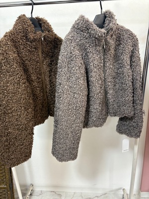 モールファーショートブルゾン 21256761